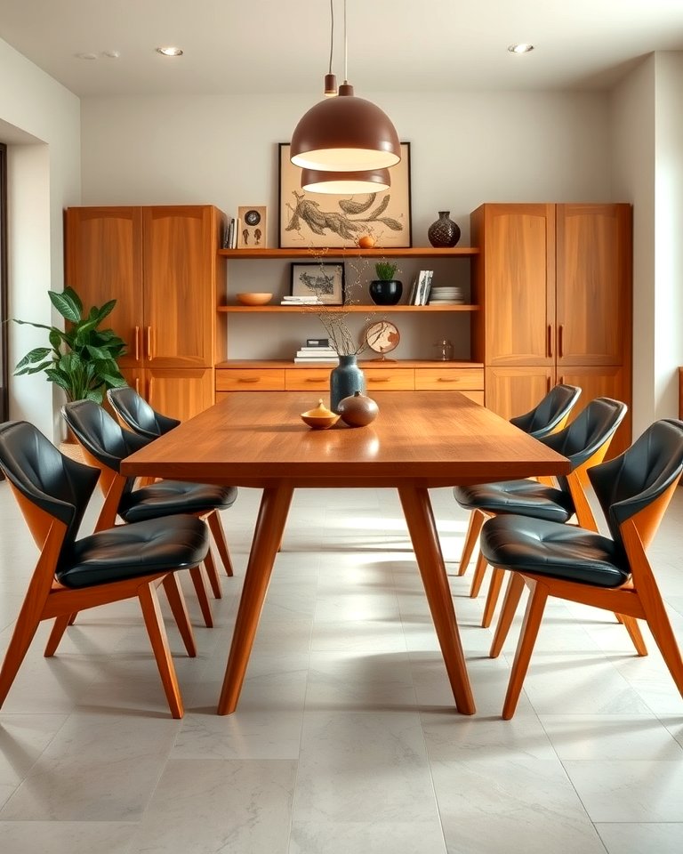 25 70s Dining Room Design Ideas for Retro Charm