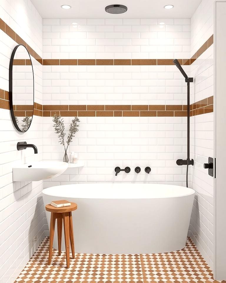 20 Timeless Brown and White Bathroom Ideas for a Clean Look