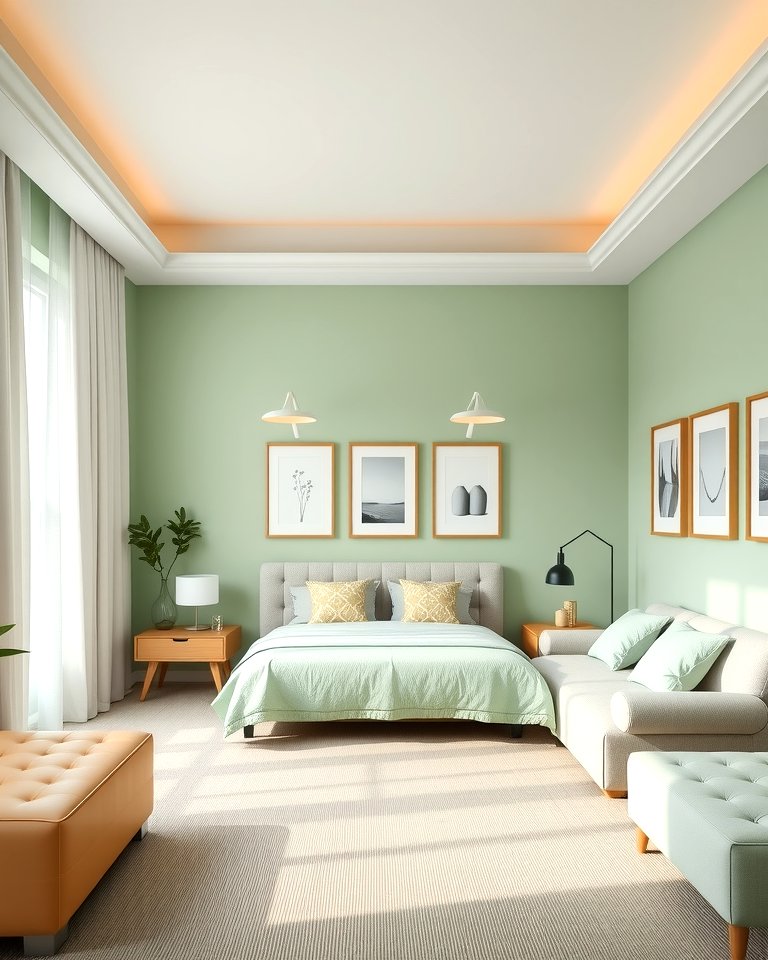 25 Light Green Bedroom Ideas for a Fresh and Calming Space