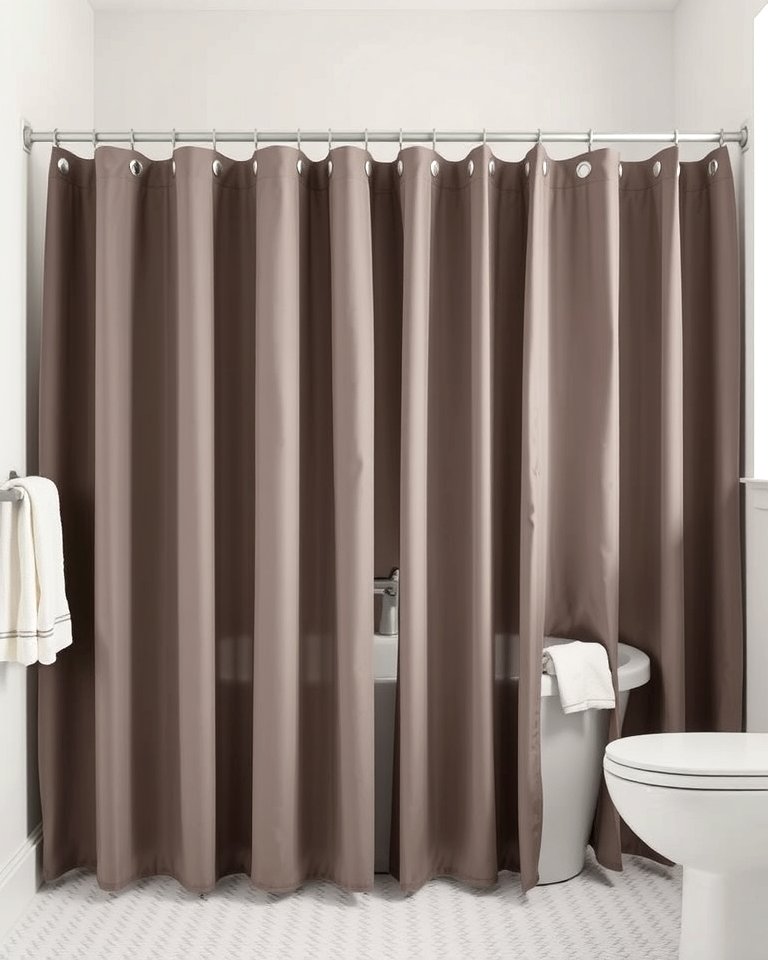 25 Bathroom Curtain Ideas for Privacy and Style