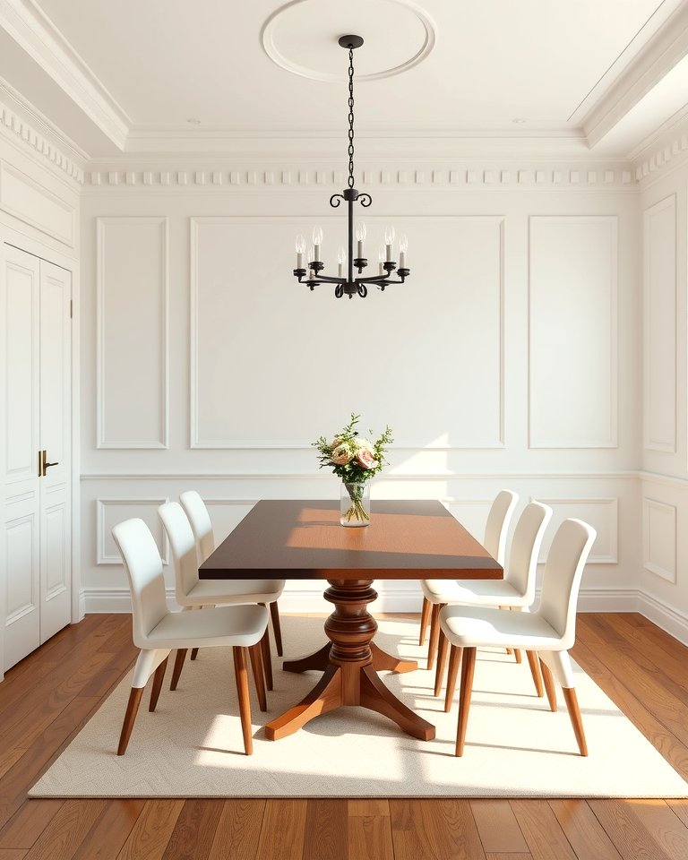 25 Classic Dining Room Wainscoting Ideas for Timeless Appeal