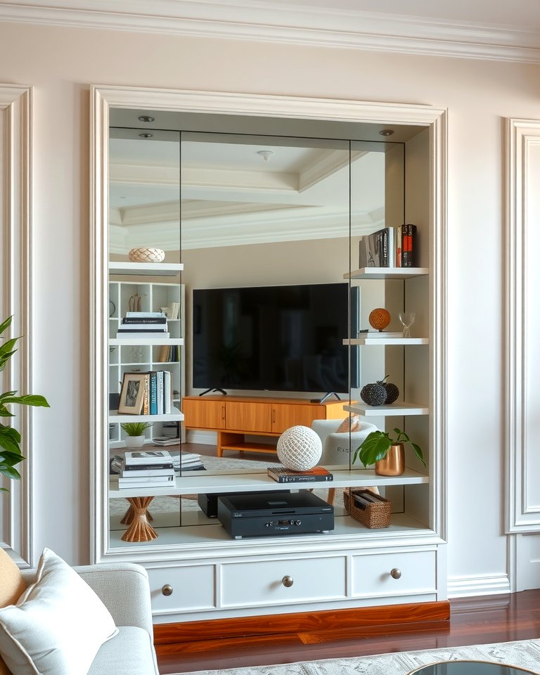25 Living Room Mirror Ideas to Brighten Your Space