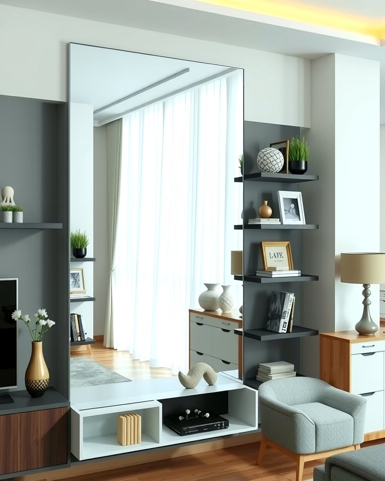 25 Living Room Mirror Ideas to Brighten Your Space