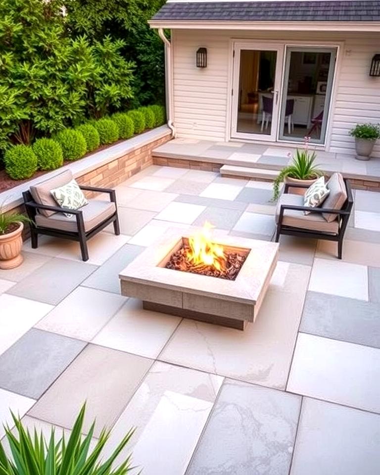 20 Stone Patio With a Fire Pit Ideas for Cozy Nights