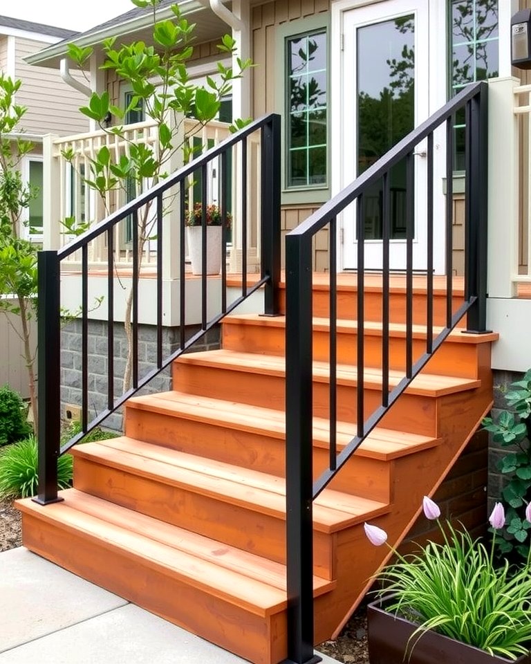 Deck Step Rails 25 Deck Steps Ideas for a Safe and Stylish Entry