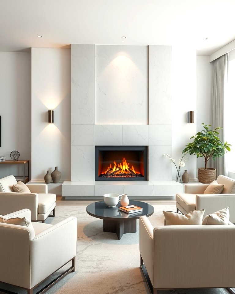 25 Home Office With Fireplace Ideas for Cozy Workspaces