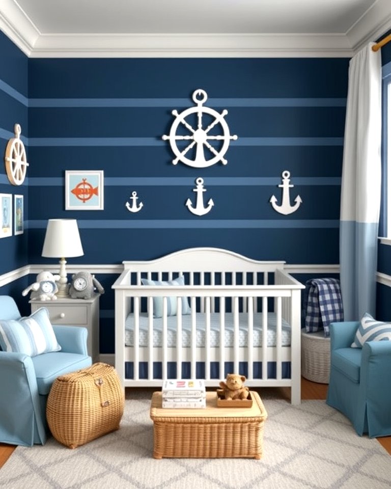 25 Blue Nursery Ideas for a Calming and Serene Baby Room