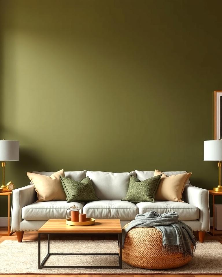 20 Olive Green Room Ideas for a Calming Atmosphere