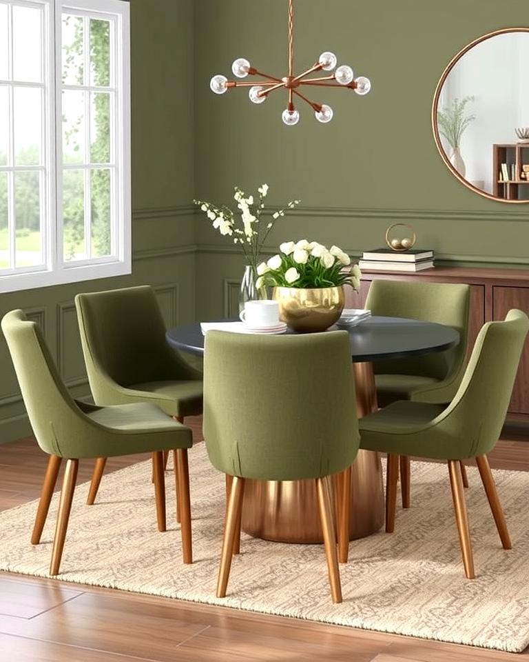 20 Olive Green Room Ideas for a Calming Atmosphere