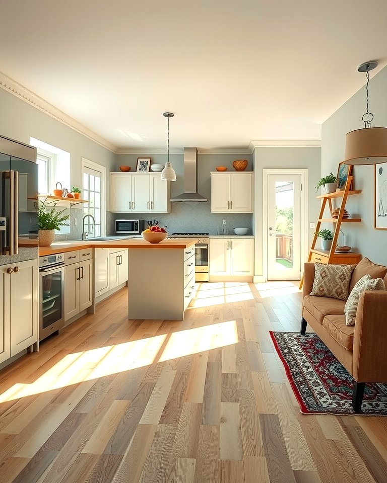 25 Light Wood Floor Kitchen Ideas for a Bright Space