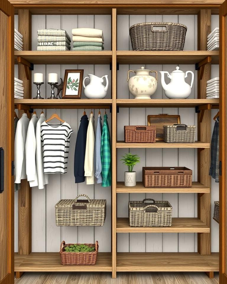 20 Rustic Closet Ideas for a Charming Storage Solution