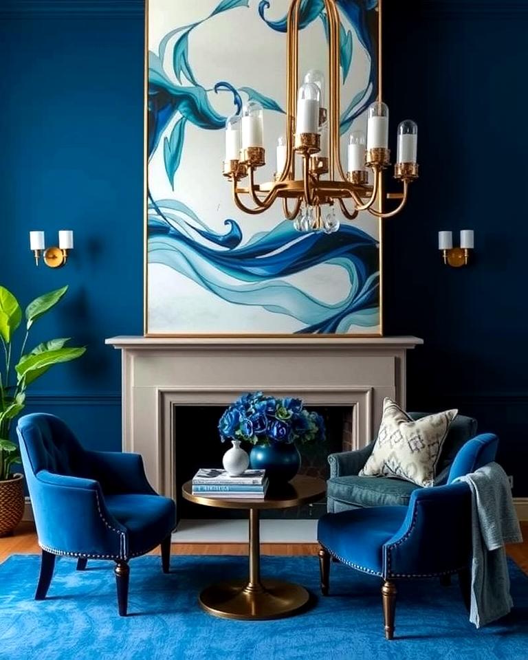 20 Blue Accent Wall Ideas: Bold & Beautiful Designs