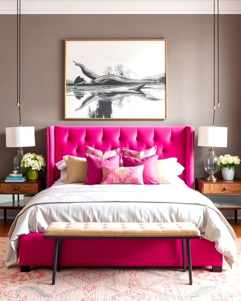 20 Hot Pink Bedroom Ideas for Vibrant Spaces