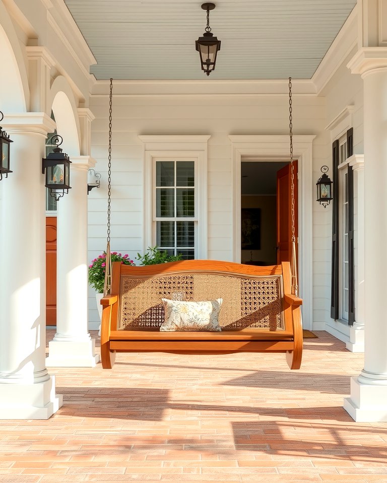 25 Colonial Front Porch Ideas for Timeless Charm
