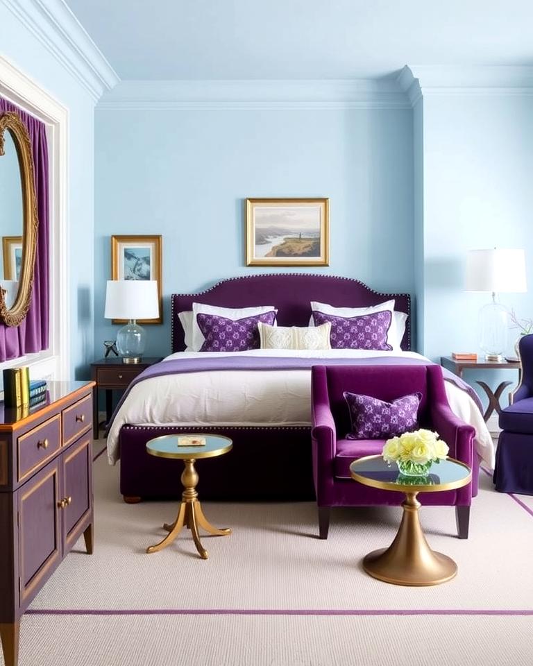 20 Blue and Purple Bedroom Ideas: Vibrant & Cozy Designs