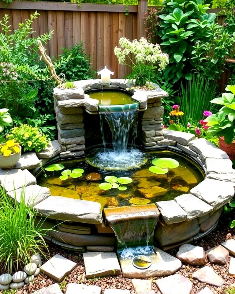 20 Raised Garden Pond Ideas for a Tranquil Backyard