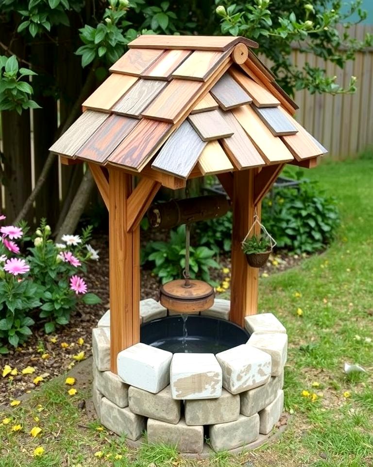 20 Outdoor Wishing Well Garden Ideas for Enchantment