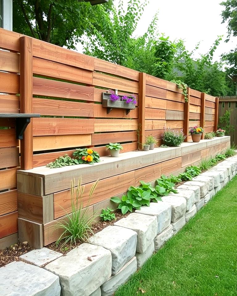 Timber Garden Wall Ideas