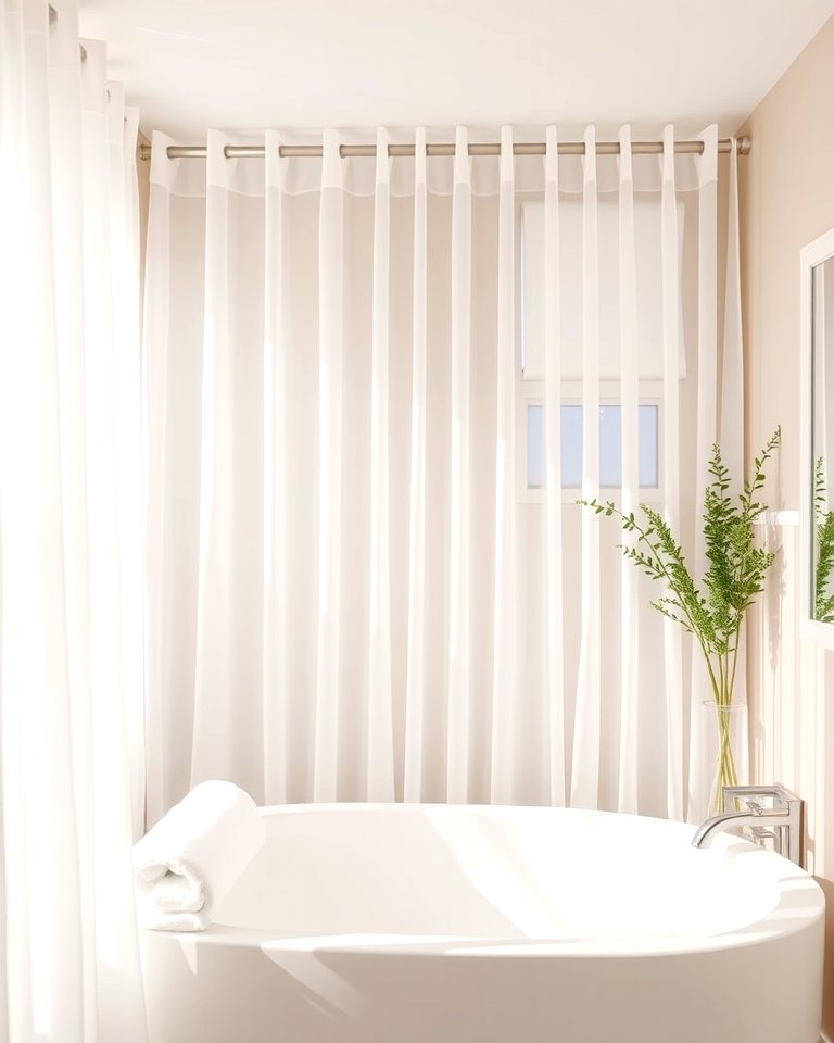 Photo inspiration: Curated Bathroom Window Treatment Ideas On A Budget Gallery View 49