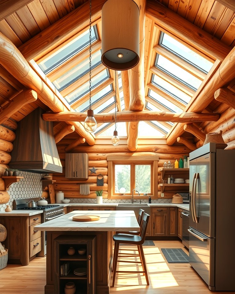 25 Log Cabin Kitchen Design Ideas for a Rustic Look