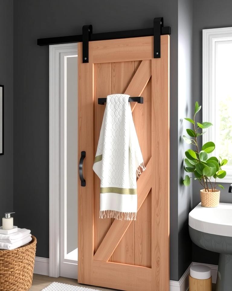 20 Bathroom Barn Door Ideas for Space Saving