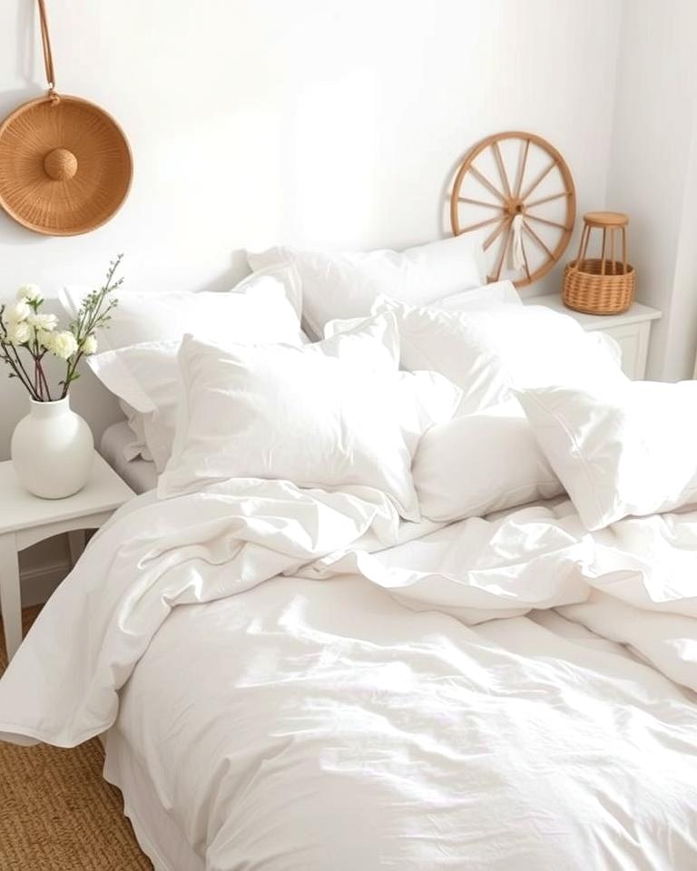 20 Bright Small White Bedroom Design Ideas