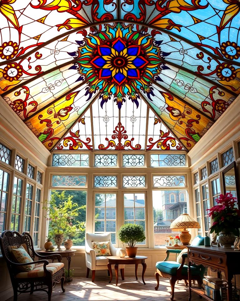 Picture of 20 Sunroom Ceiling Ideas for a Stunning Overhead View