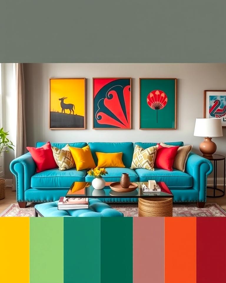 20 Teal Couch Living Room Ideas for a Bold Statement