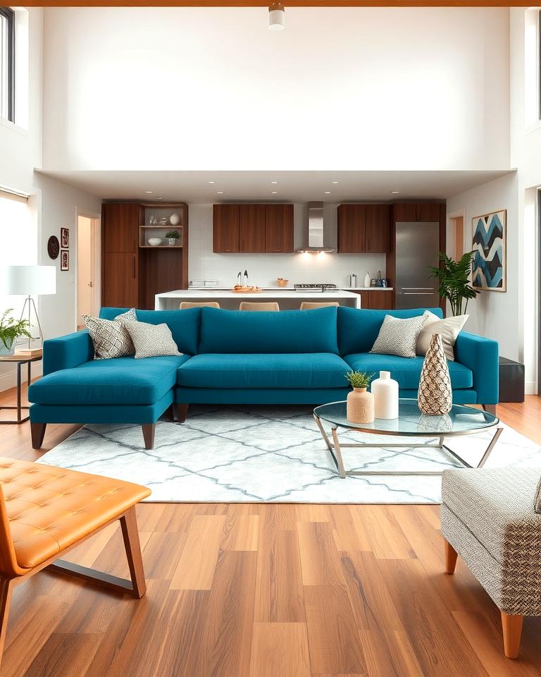 20 Teal Couch Living Room Ideas for a Bold Statement