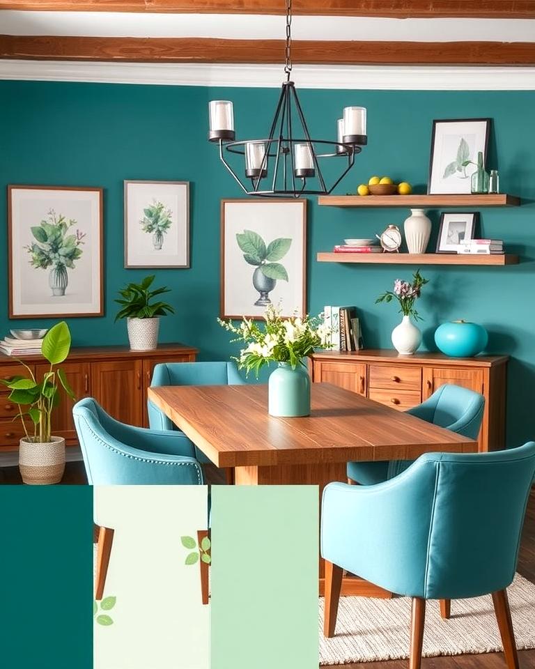 20 Teal Dining Room Ideas for a Vibrant Space