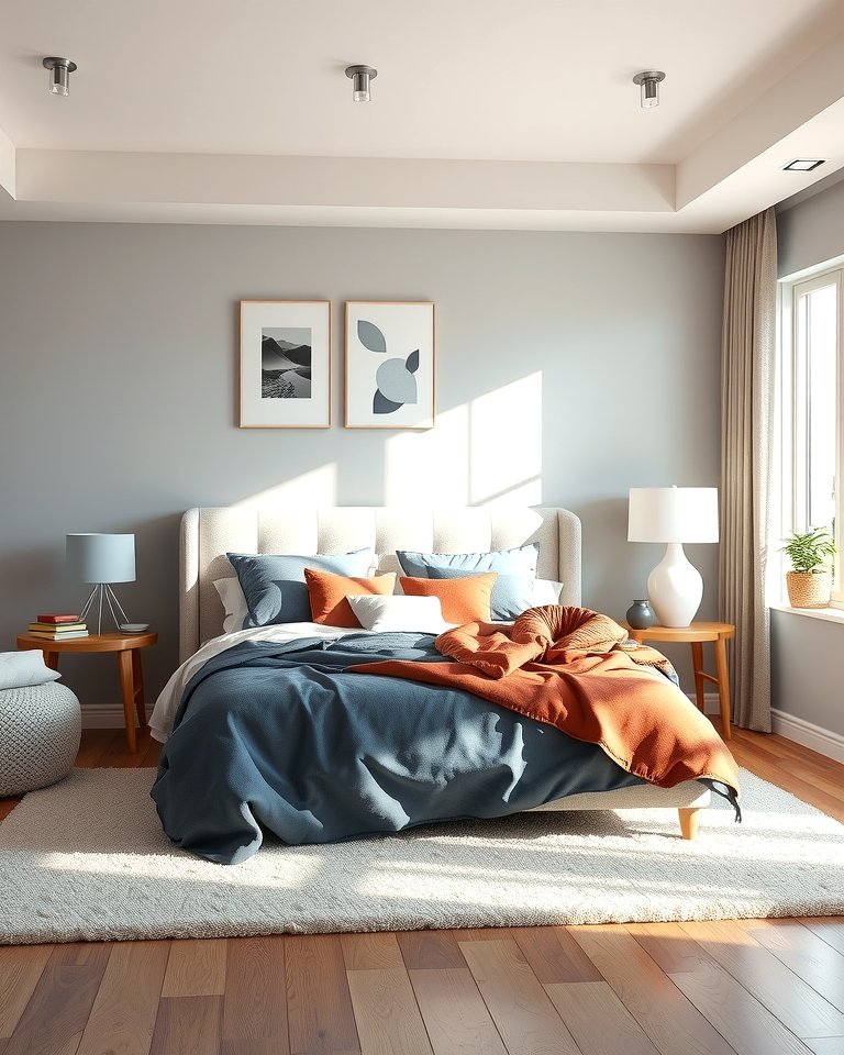 25 Elegant Grey Headboard Bedroom Ideas for a Calm Space