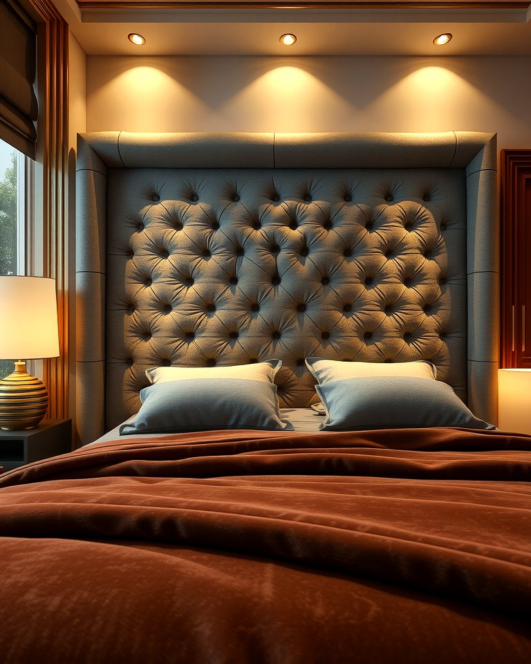 25 Elegant Grey Headboard Bedroom Ideas for a Calm Space