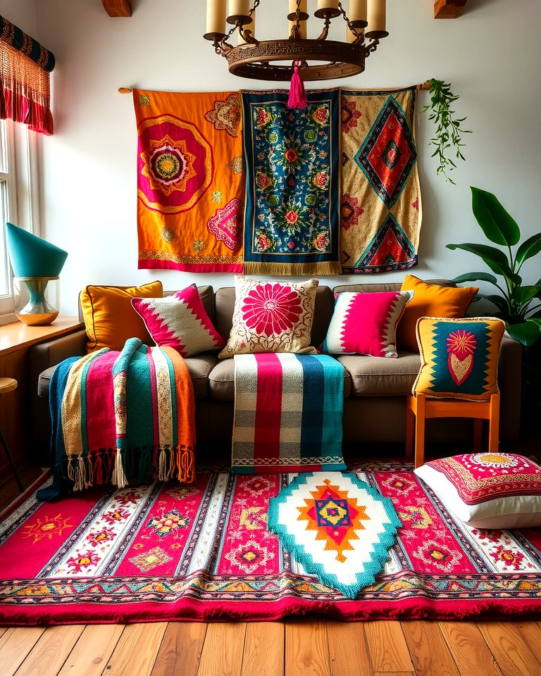 25 Colorful Boho Living Room Ideas for a Vibrant Space