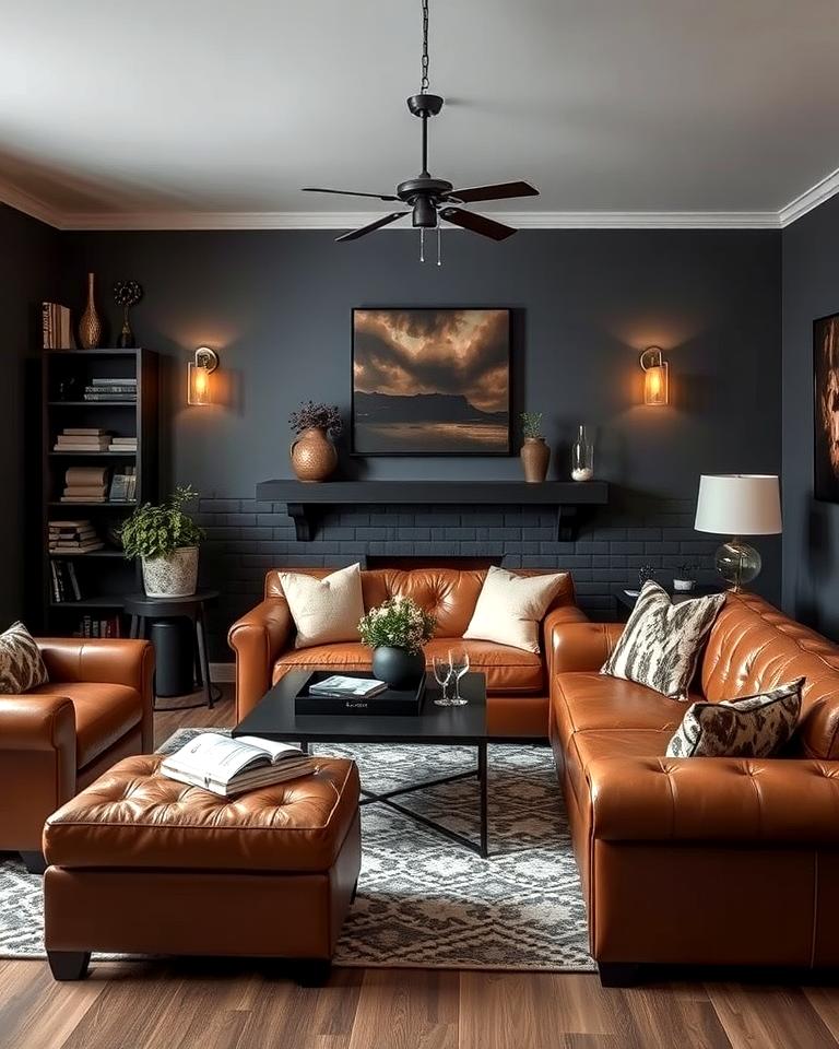20 Black and Brown Interior Design Ideas for Modern Homes