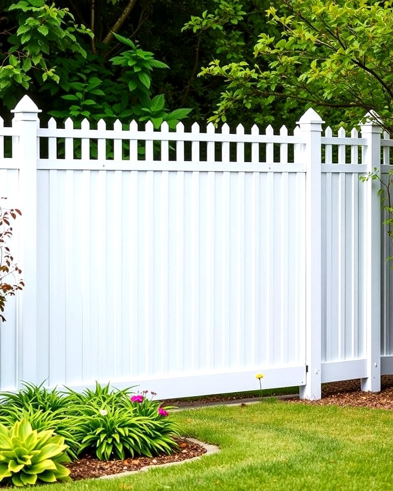 20 White Privacy Fence Ideas for a Classic Look