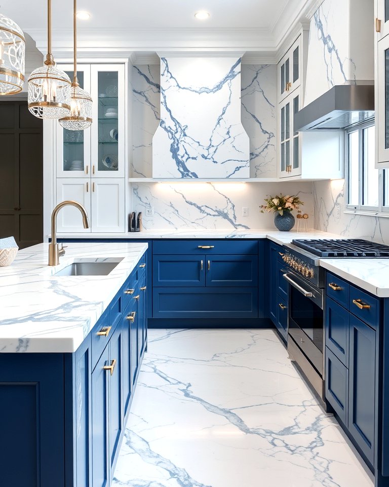 25 Blue and White Kitchen Ideas for a Fresh and Timeless Look