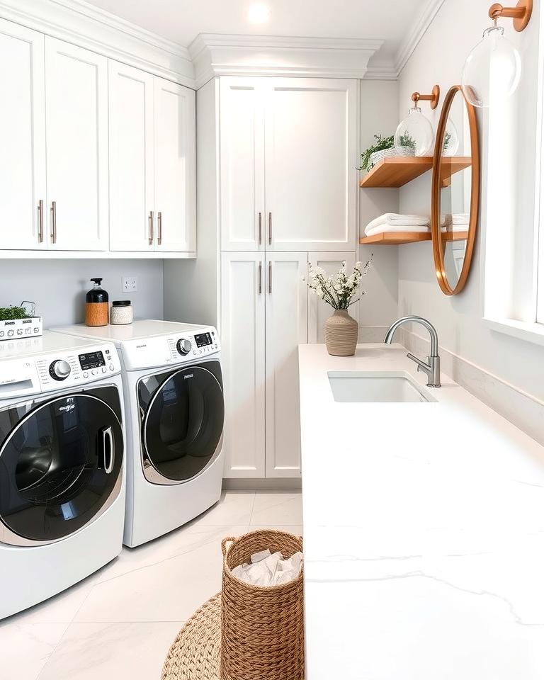20 White Laundry Room Ideas for a Clean and Bright Space
