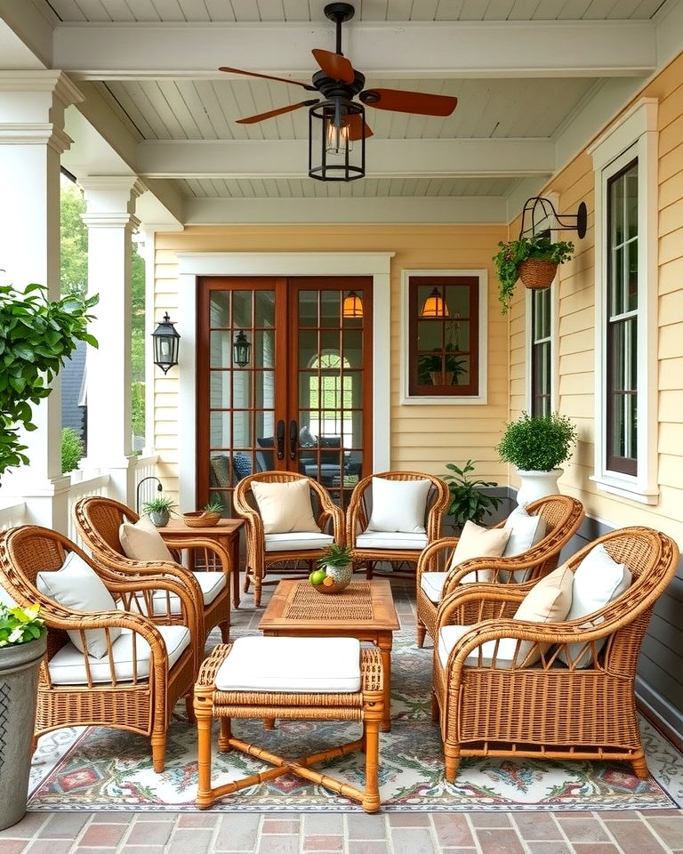 25 Colonial Front Porch Ideas for Timeless Charm