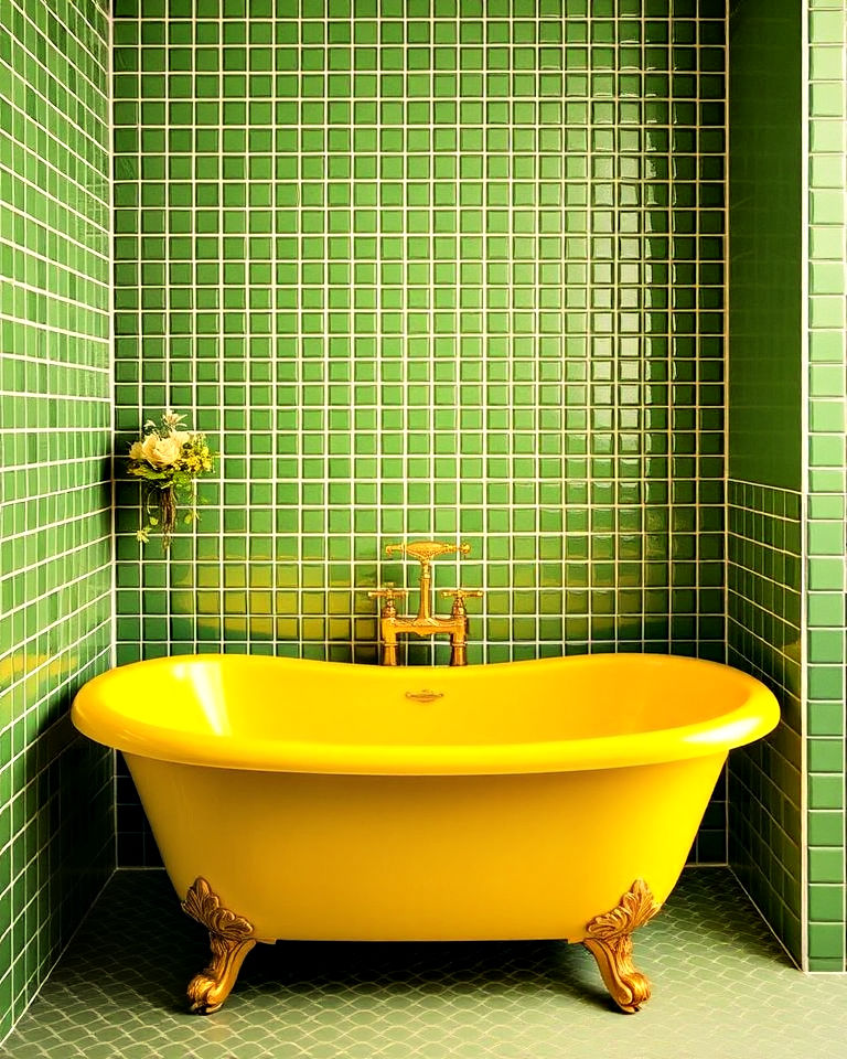 20 Yellow and Green Bathroom Ideas for a Fresh Look