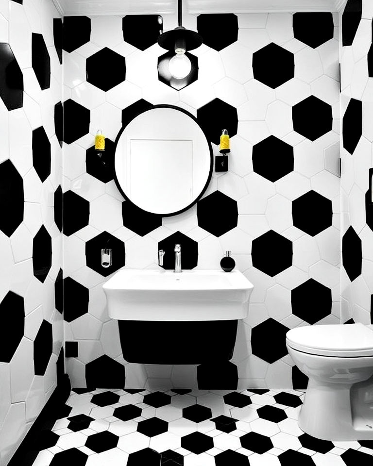 20 Hexagon Tiles Ideas for Bathrooms with Style