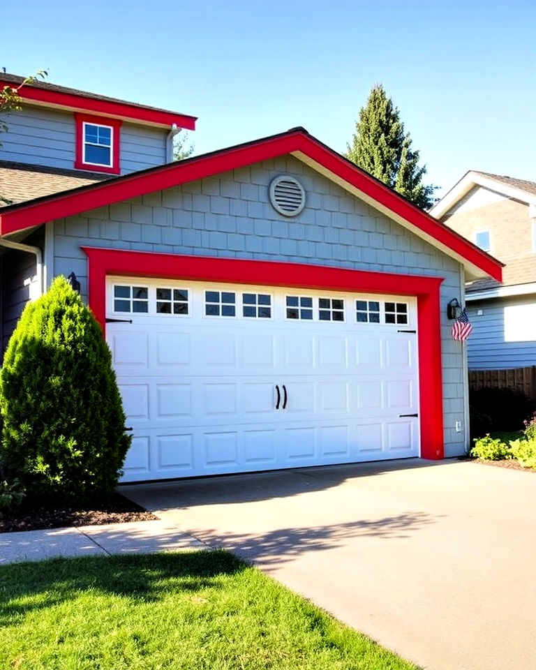 20 Exterior Garage Door Trim Ideas to Boost Curb Appeal