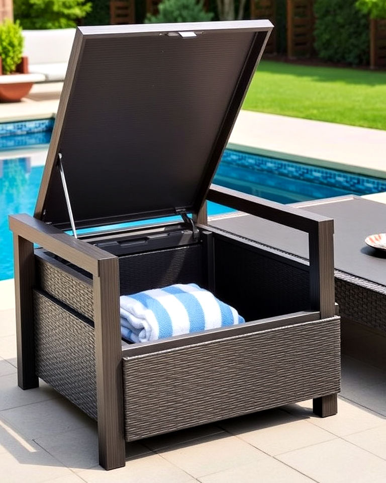 20 Pool Storage Ideas to Keep Your Backyard Tidy