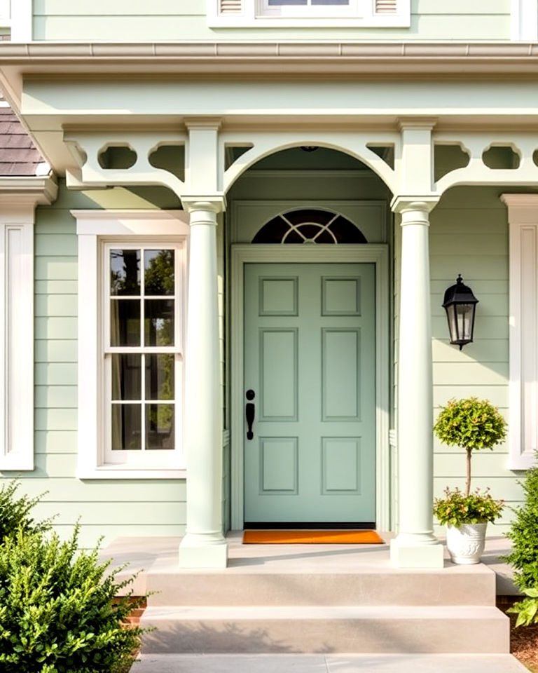 20 Light Green House Exterior Ideas for a Fresh Facade