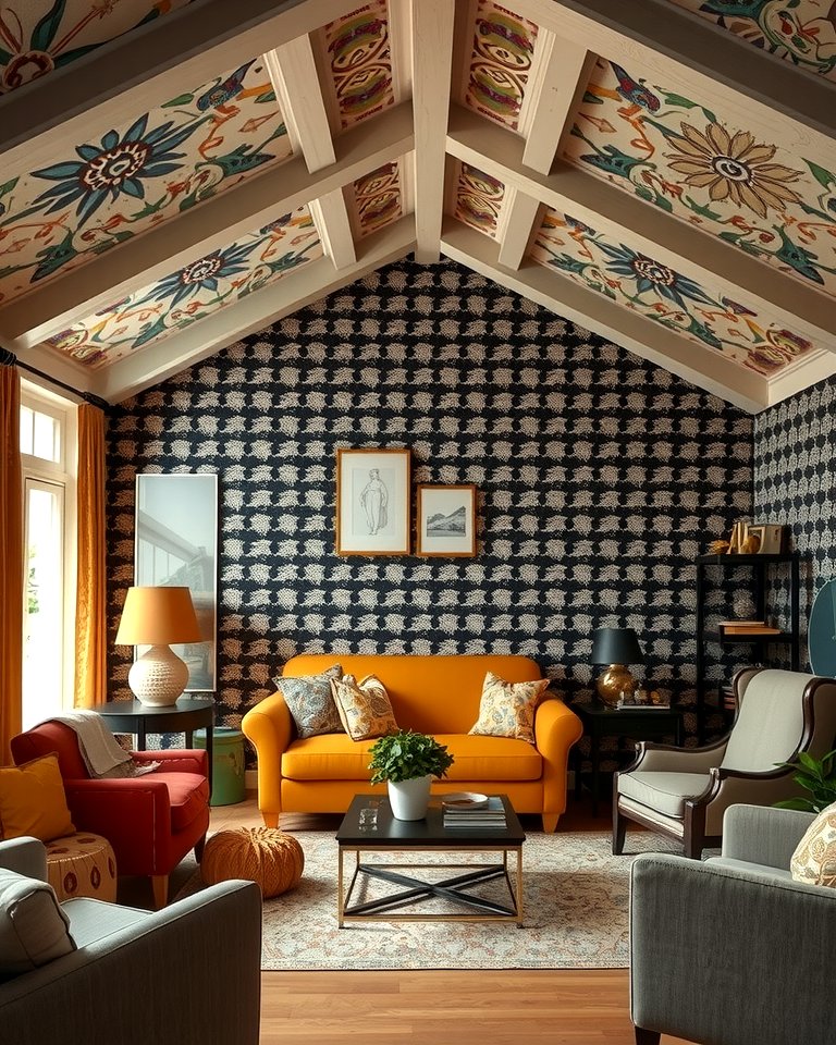 25 Stunning Living Room Vaulted Ceiling Design Ideas