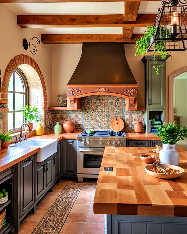 20 Kitchens with Butcher Block Countertops Ideas
