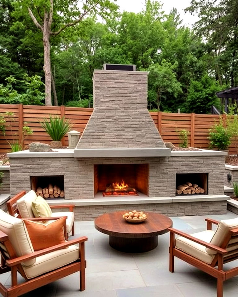 20 Mid-century Modern Fireplace Ideas for a Retro Look