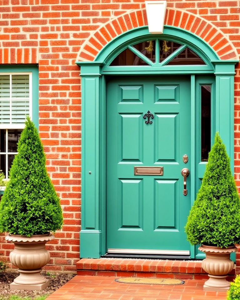 20 Stunning Dark Green Front Door Ideas for Curb Appeal