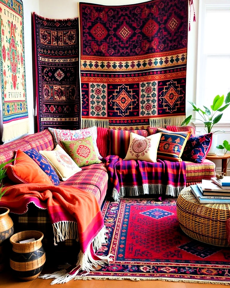 20 Gypsy Bohemian Living Room Ideas for Free Spirits
