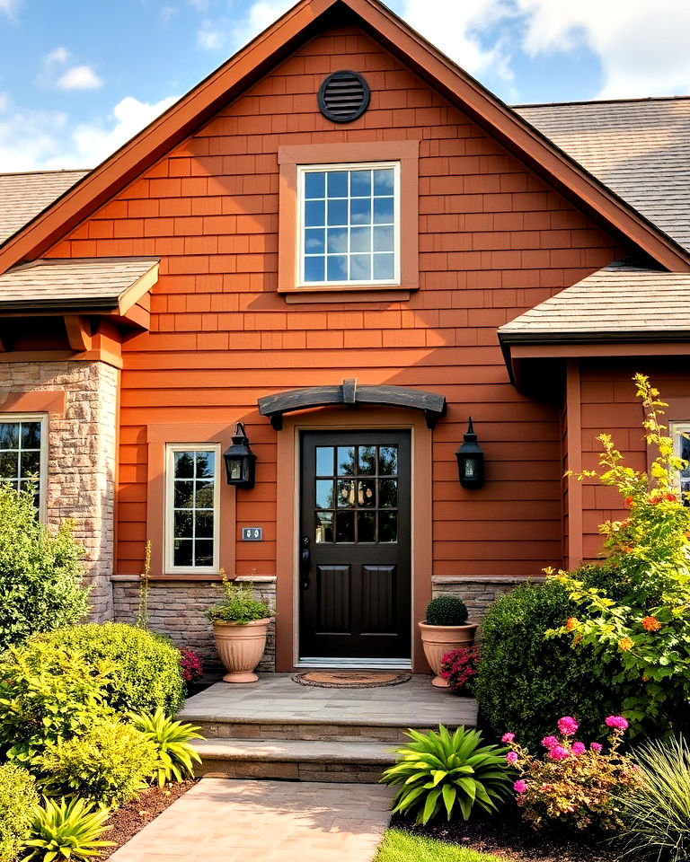 20 Home Designs Using Natural Clay Siding Colors