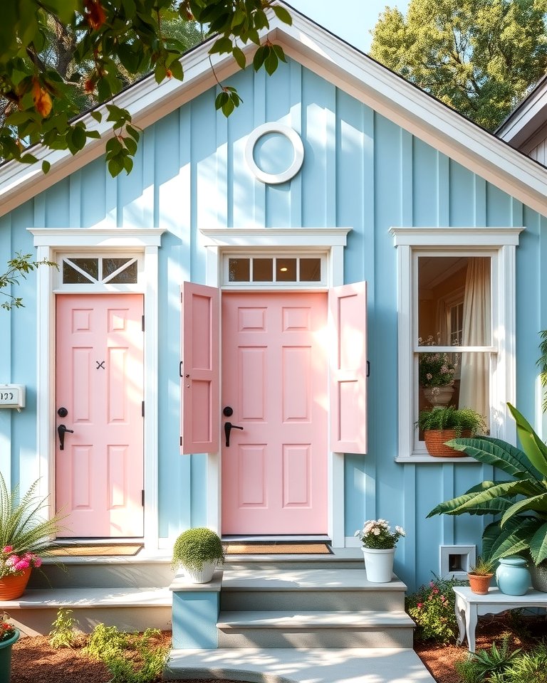 30 Serene Blue Exterior House Paint Ideas for Curb Appeal